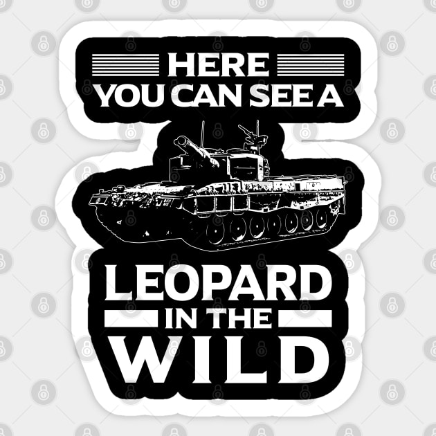 Panzer/Tank/Leopard/Military/Wild/Present/Gift Sticker by Krautshirts